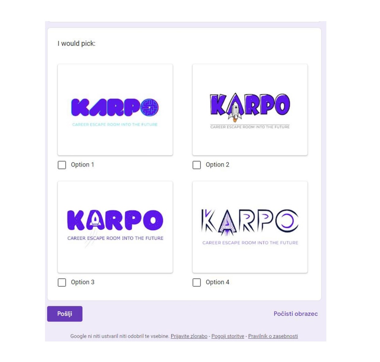 Glasovanje za logotip